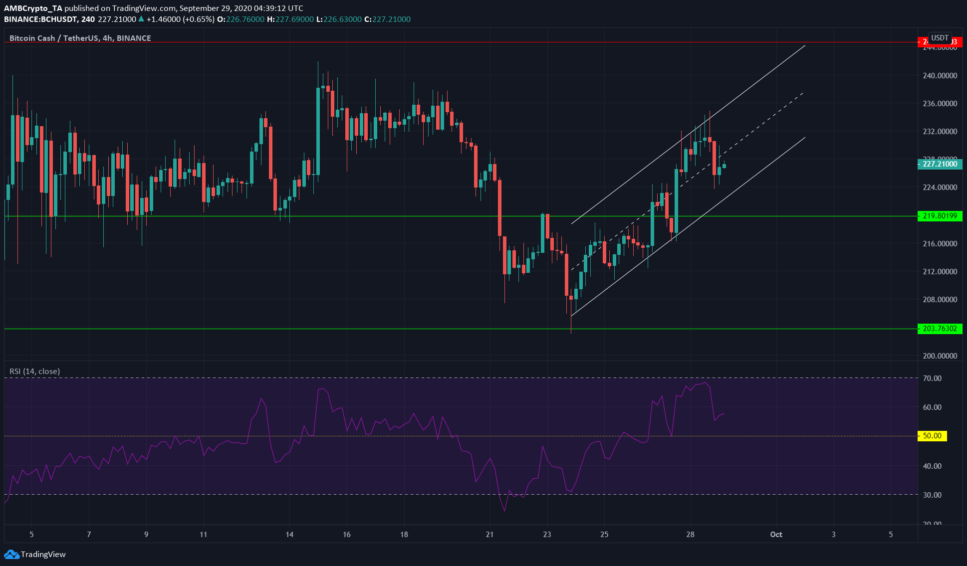 Bitcoin Cash, Dash, Ontology Price Analysis: 29 September